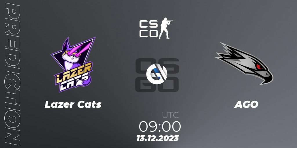 Lazer Cats vs AGO: Betting TIp, Match Prediction. 13.12.23. CS2 (CS:GO), European Pro League Season 13: Division 2