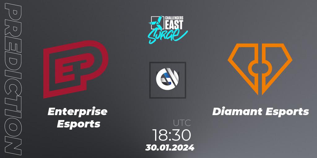 Enterprise Esports vs Diamant Esports: Betting TIp, Match Prediction. 30.01.24. VALORANT, VALORANT Challengers 2024 East: Surge Split 1