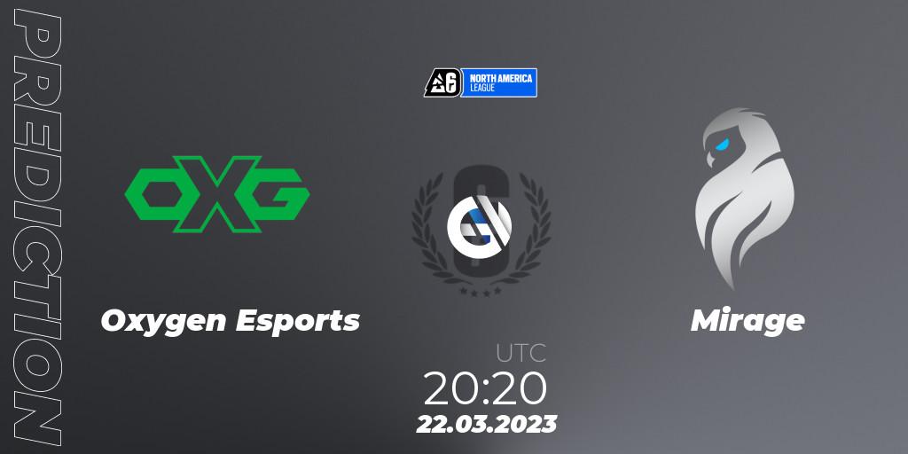 Oxygen Esports vs Mirage: Betting TIp, Match Prediction. 22.03.23. Rainbow Six, North America League 2023 - Stage 1