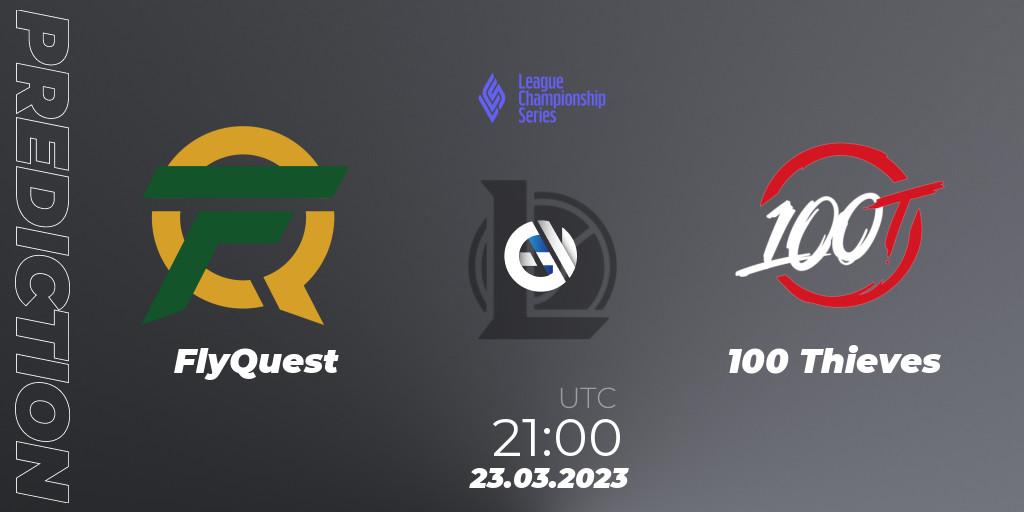 FlyQuest vs 100 Thieves: Betting TIp, Match Prediction. 23.03.23. LoL, LCS Spring 2023 - Playoffs