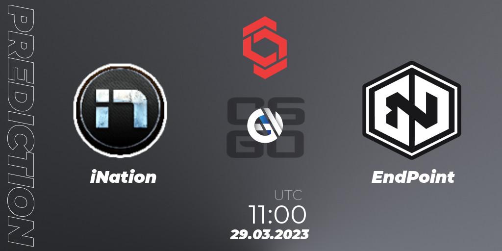 iNation vs EndPoint: Betting TIp, Match Prediction. 29.03.23. CS2 (CS:GO), CCT Central Europe Series #5