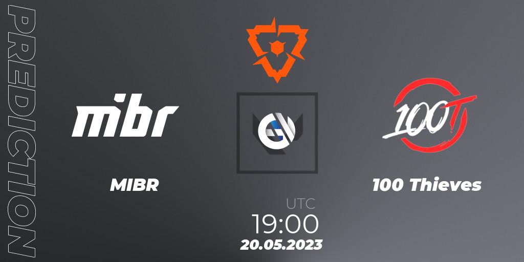 MIBR vs 100 Thieves: Betting TIp, Match Prediction. 20.05.23. VALORANT, VCT Americas League 2023 Playoffs