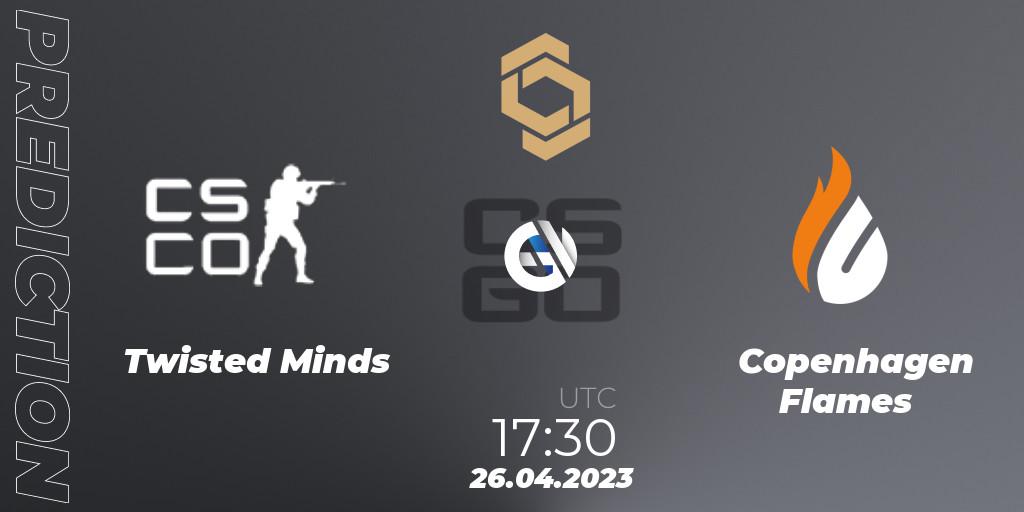 Twisted Minds vs Copenhagen Flames: Betting TIp, Match Prediction. 26.04.23. CS2 (CS:GO), CCT South Europe Series #4