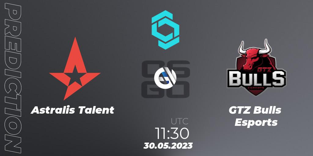 Astralis Talent vs GTZ Bulls Esports: Betting TIp, Match Prediction. 30.05.23. CS2 (CS:GO), CCT North Europe Series 5