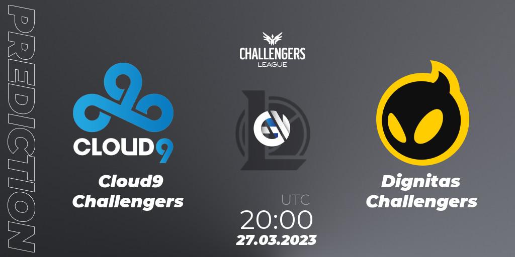 Cloud9 Challengers vs Dignitas Challengers: Betting TIp, Match Prediction. 27.03.23. LoL, NACL 2023 Spring - Playoffs