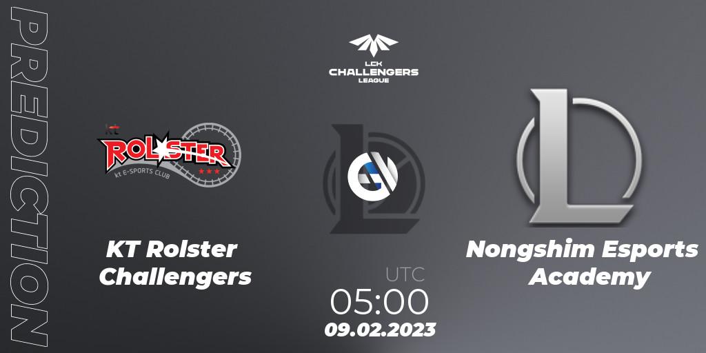 KT Rolster Challengers vs Nongshim Esports Academy: Betting TIp, Match Prediction. 09.02.23. LoL, LCK Challengers League 2023 Spring