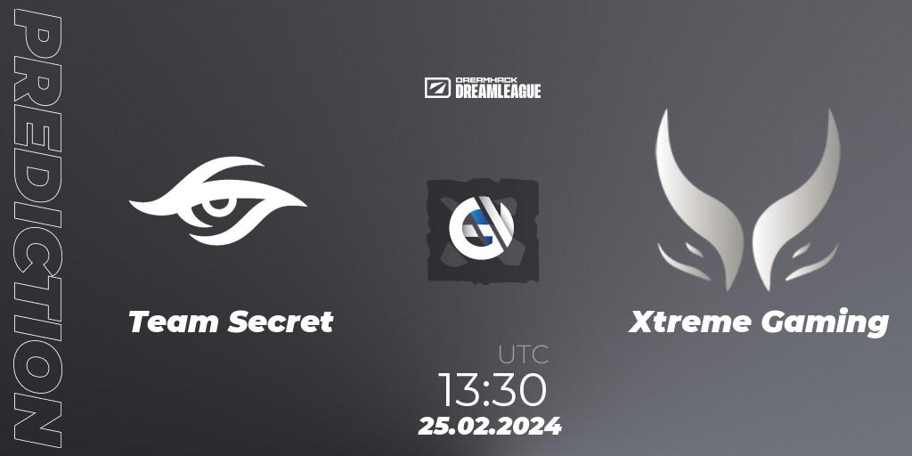 Team Secret vs Xtreme Gaming: Betting TIp, Match Prediction. 25.02.24. Dota 2, DreamLeague Season 22