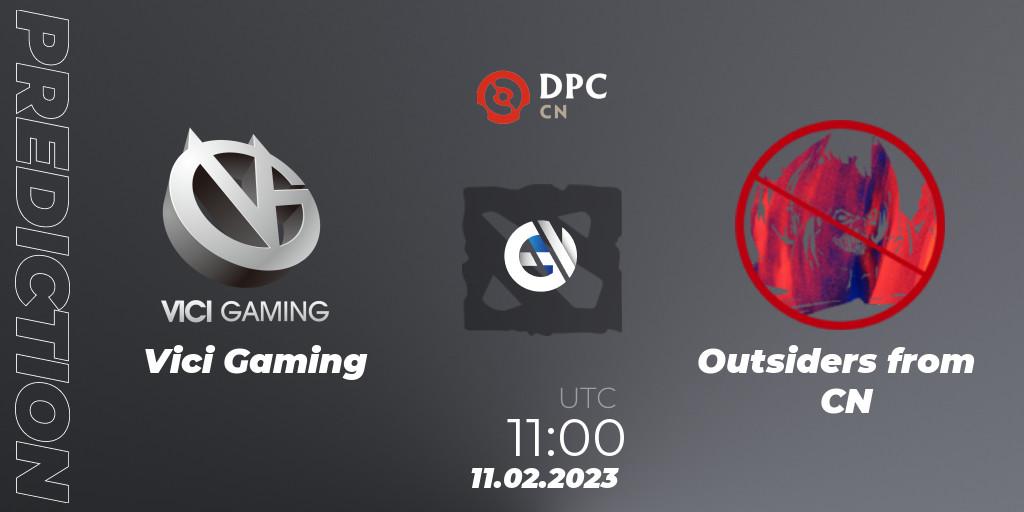 Vici Gaming vs Outsiders from CN: Betting TIp, Match Prediction. 11.02.23. Dota 2, DPC 2022/2023 Winter Tour 1: CN Division II (Lower)