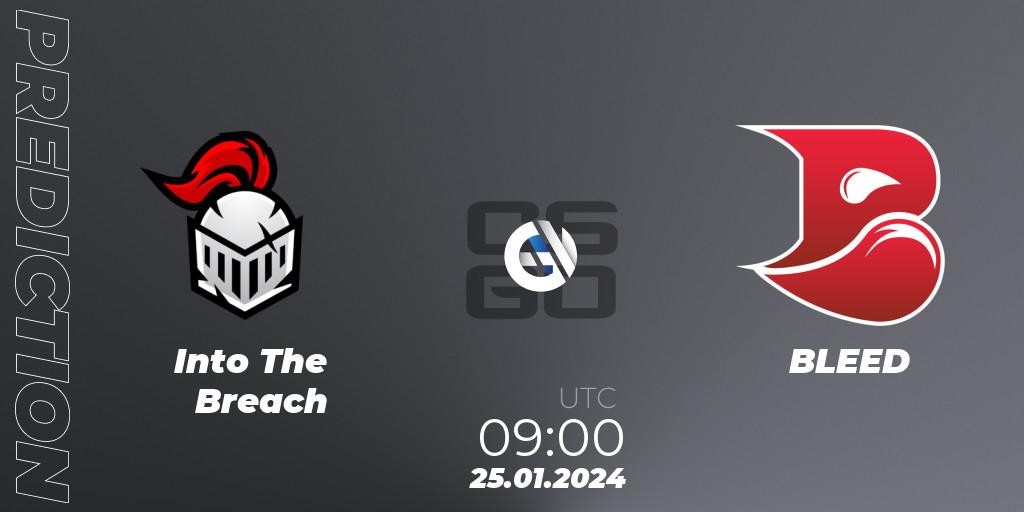 Into The Breach vs BLEED: Betting TIp, Match Prediction. 25.01.24. CS2 (CS:GO), European Pro League Season 13