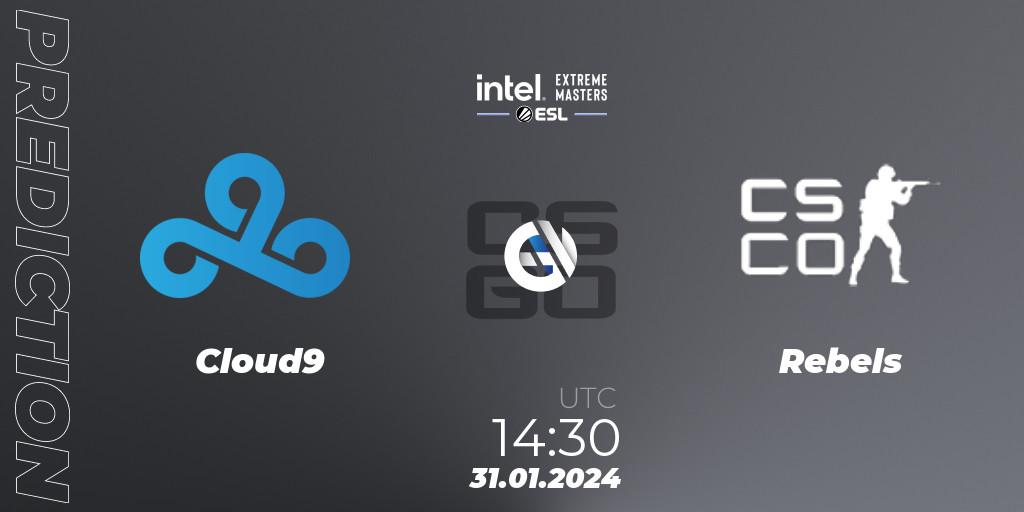Cloud9 vs Rebels Gaming: Betting TIp, Match Prediction. 31.01.24. CS2 (CS:GO), IEM Katowice 2024 Play-in