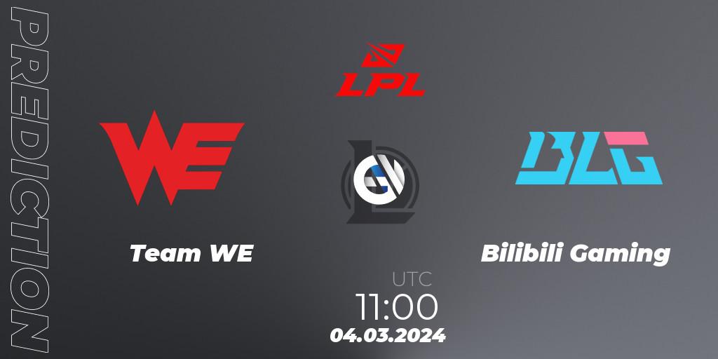 Team WE vs Bilibili Gaming: Betting TIp, Match Prediction. 04.03.24. LoL, LPL Spring 2024 - Group Stage