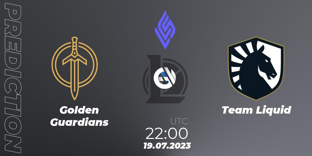 Golden Guardians vs Team Liquid: Betting TIp, Match Prediction. 19.07.23. LoL, LCS Summer 2023 - Group Stage