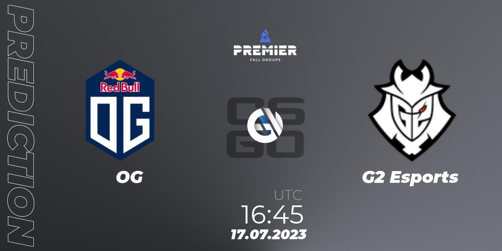 OG vs G2 Esports: Betting TIp, Match Prediction. 17.07.23. CS2 (CS:GO), BLAST Premier Fall Groups 2023