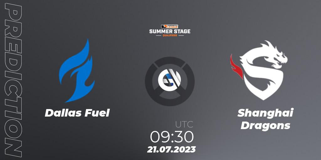 Dallas Fuel vs Shanghai Dragons: Betting TIp, Match Prediction. 21.07.23. Overwatch, Overwatch League 2023 - Summer Stage Qualifiers