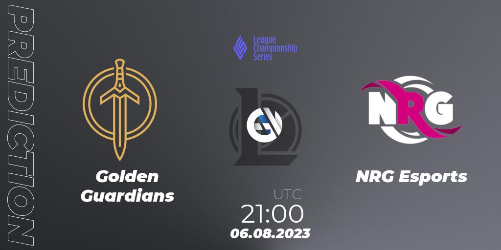 Golden Guardians vs NRG Esports: Betting TIp, Match Prediction. 06.08.23. LoL, LCS Summer 2023 - Playoffs