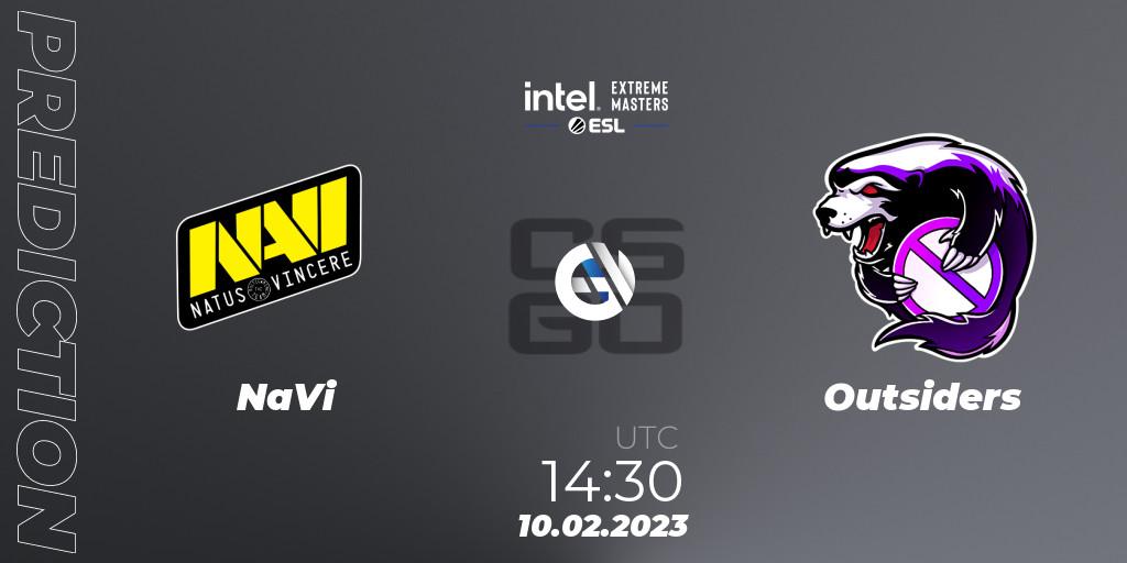 NaVi vs Outsiders: Betting TIp, Match Prediction. 10.02.23. CS2 (CS:GO), IEM Katowice 2023