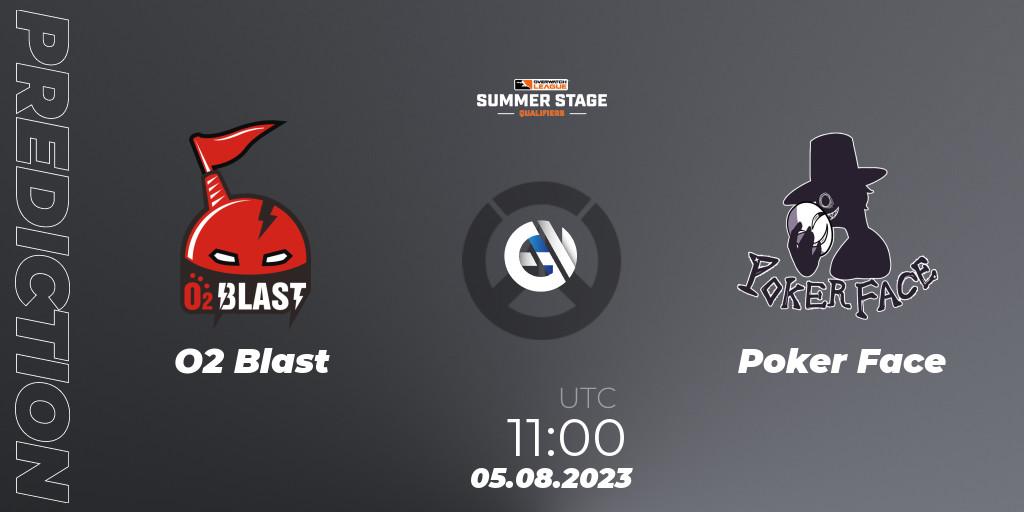 O2 Blast vs Poker Face: Betting TIp, Match Prediction. 05.08.23. Overwatch, Overwatch League 2023 - Summer Stage Qualifiers