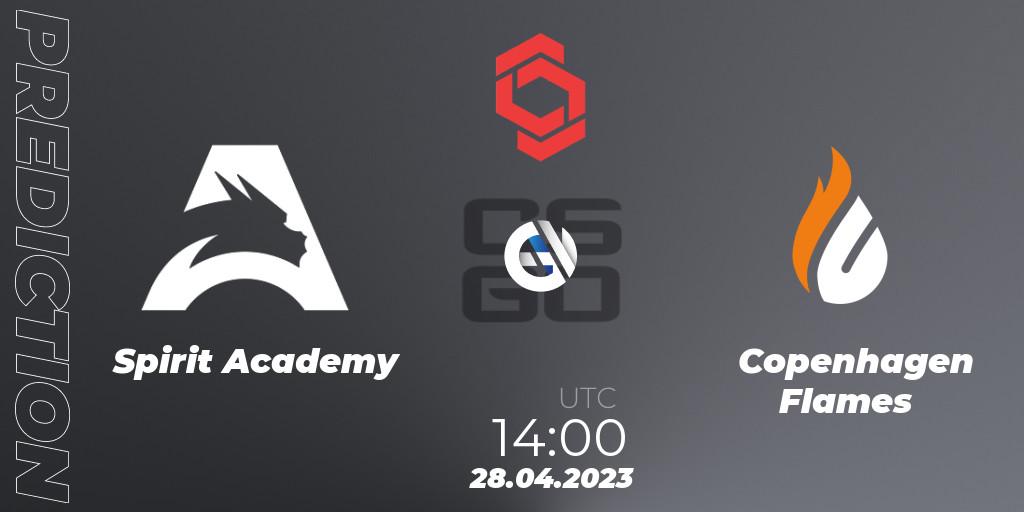 Spirit Academy vs Copenhagen Flames: Betting TIp, Match Prediction. 28.04.23. CS2 (CS:GO), CCT Central Europe Series #6