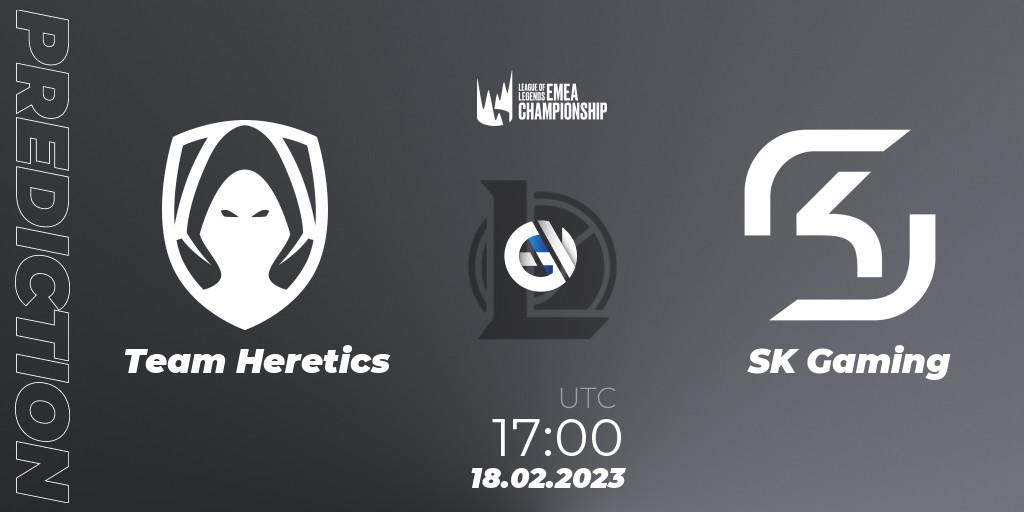 Team Heretics vs SK Gaming: Betting TIp, Match Prediction. 18.02.23. LoL, LEC Winter 2023 - Stage 2