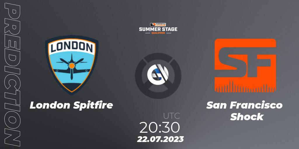 London Spitfire vs San Francisco Shock: Betting TIp, Match Prediction. 22.07.23. Overwatch, Overwatch League 2023 - Summer Stage Qualifiers