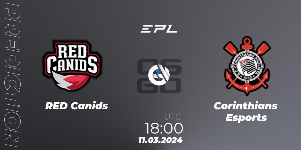 RED Canids vs Corinthians Esports: Betting TIp, Match Prediction. 11.03.24. CS2 (CS:GO), EPL World Series: Americas Season 7