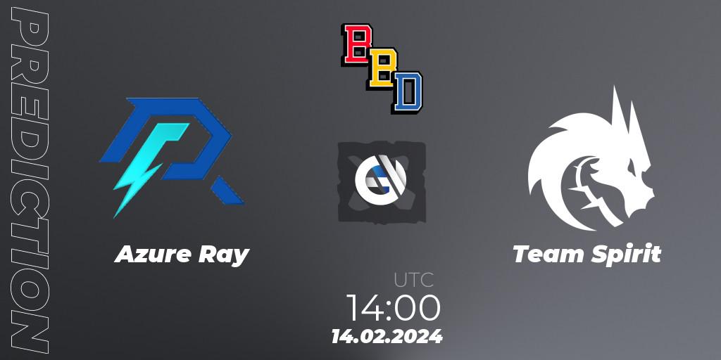 Azure Ray vs Team Spirit: Betting TIp, Match Prediction. 14.02.24. Dota 2, BetBoom Dacha Dubai 2024