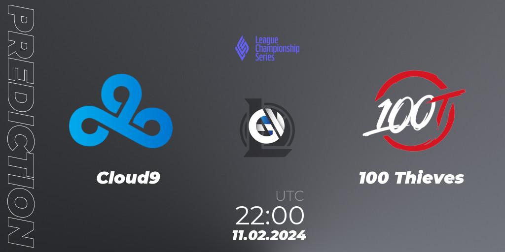 Cloud9 vs 100 Thieves: Betting TIp, Match Prediction. 11.02.24. LoL, LCS Spring 2024 - Group Stage