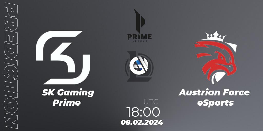 SK Gaming Prime vs Austrian Force eSports: Betting TIp, Match Prediction. 08.02.24. LoL, Prime League Spring 2024 - Group Stage