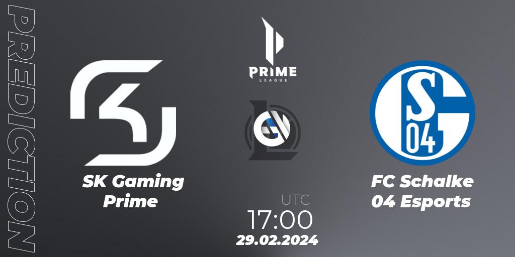 SK Gaming Prime vs FC Schalke 04 Esports: Betting TIp, Match Prediction. 29.02.24. LoL, Prime League Spring 2024 - Group Stage