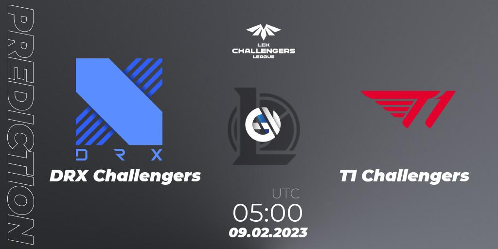 DRX Challengers vs T1 Challengers: Betting TIp, Match Prediction. 09.02.23. LoL, LCK Challengers League 2023 Spring