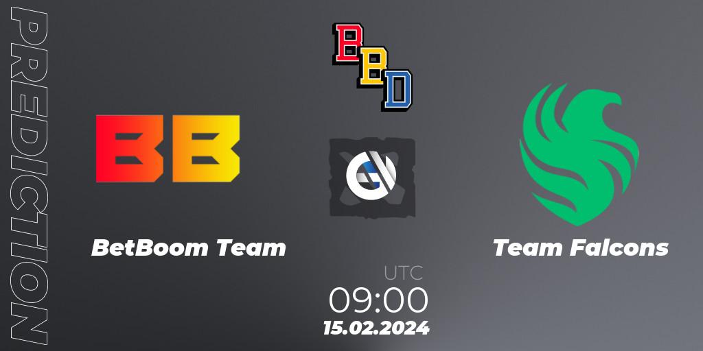 BetBoom Team vs Team Falcons: Betting TIp, Match Prediction. 15.02.24. Dota 2, BetBoom Dacha Dubai 2024