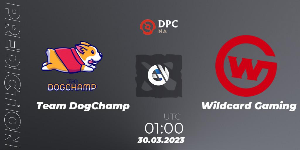 Team DogChamp vs Wildcard Gaming: Betting TIp, Match Prediction. 30.03.23. Dota 2, DPC 2023 Tour 2: NA Division I (Upper)