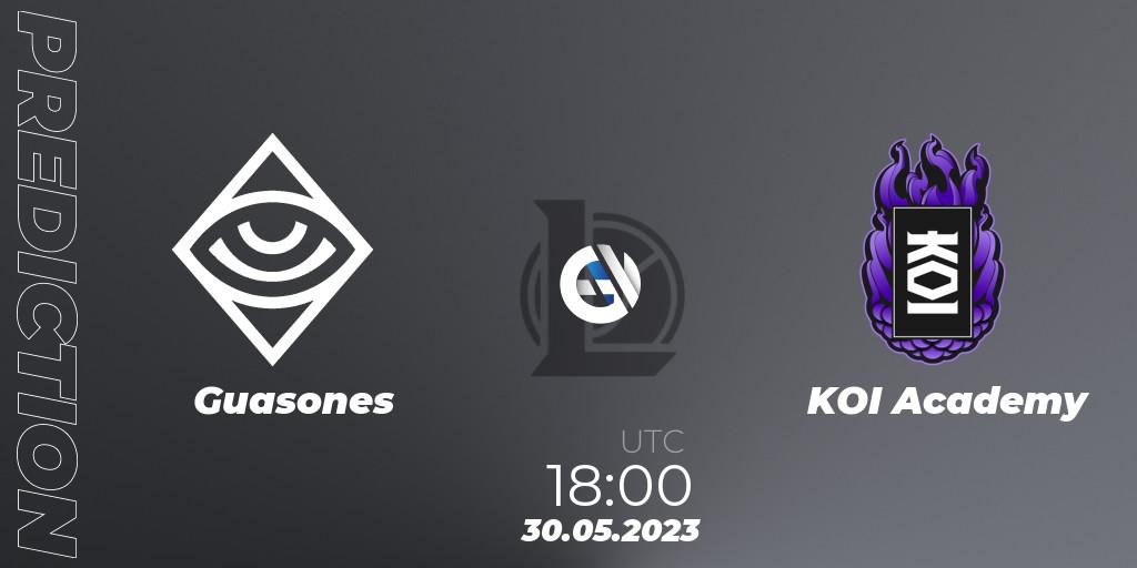 Guasones vs KOI Academy: Betting TIp, Match Prediction. 30.05.23. LoL, Superliga Summer 2023 - Group Stage