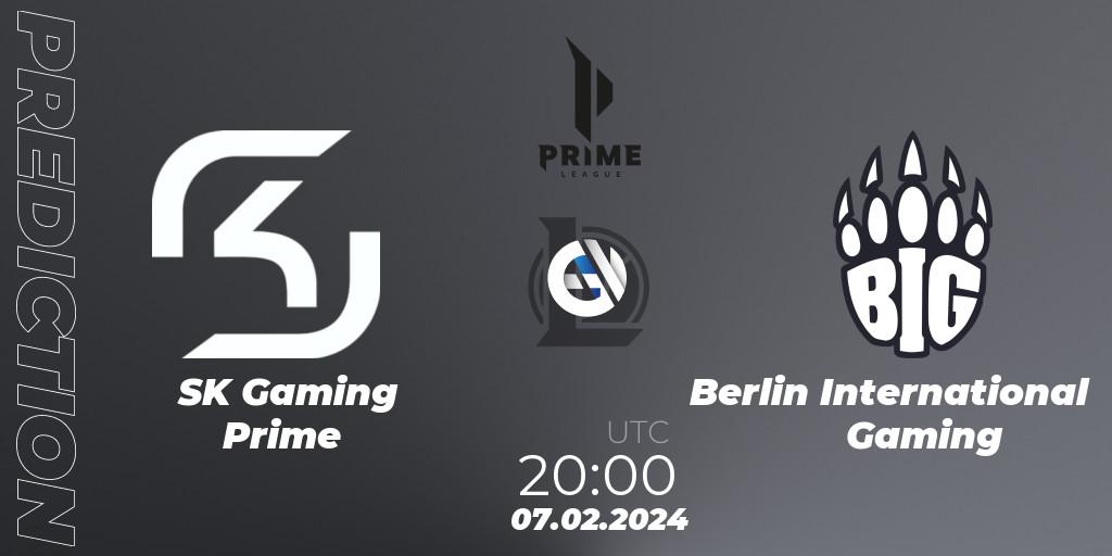 SK Gaming Prime vs Berlin International Gaming: Betting TIp, Match Prediction. 07.02.24. LoL, Prime League Spring 2024 - Group Stage