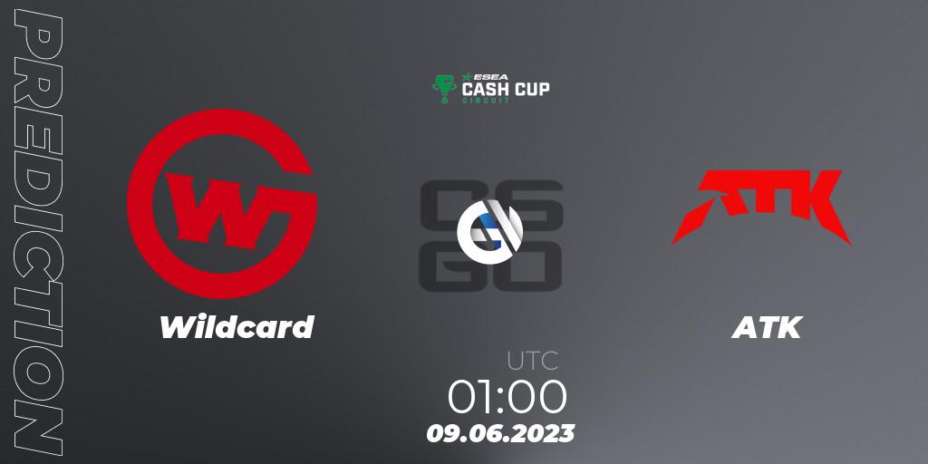 Wildcard vs ATK: Betting TIp, Match Prediction. 09.06.23. CS2 (CS:GO), ESEA Cash Cup Circuit Season 1 Finals