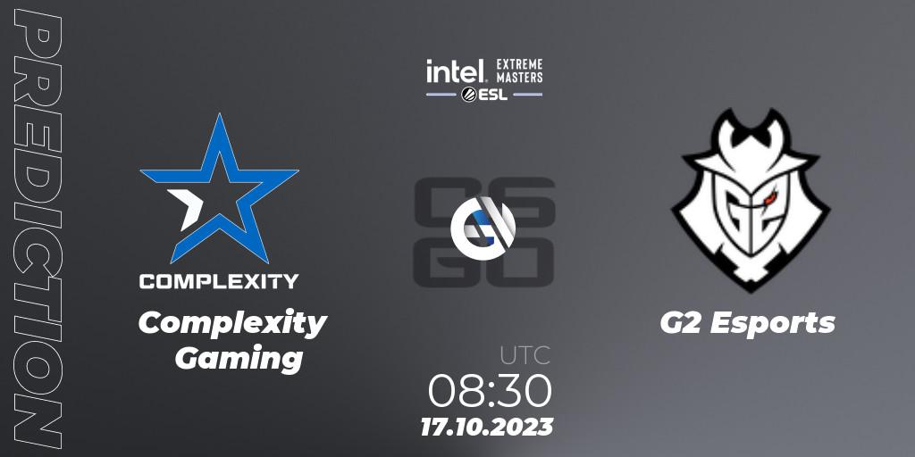 Complexity Gaming vs G2 Esports: Betting TIp, Match Prediction. 17.10.23. CS2 (CS:GO), IEM Sydney 2023