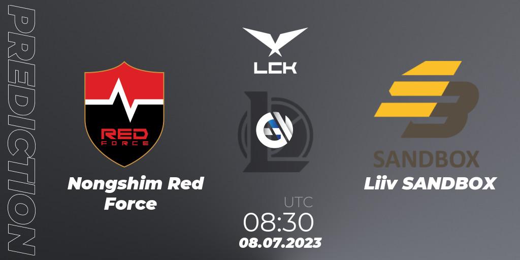 Nongshim Red Force vs Liiv SANDBOX: Betting TIp, Match Prediction. 08.07.23. LoL, LCK Summer 2023 Regular Season