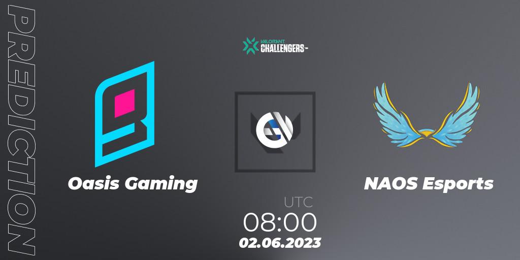 Oasis Gaming vs NAOS Esports: Betting TIp, Match Prediction. 02.06.23. VALORANT, VCL Philippines: Split 2 2023 Playoffs