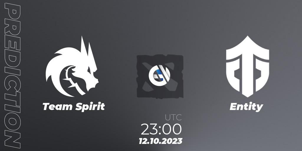 Team Spirit vs Entity: Betting TIp, Match Prediction. 12.10.23. Dota 2, The International 2023 - Group Stage