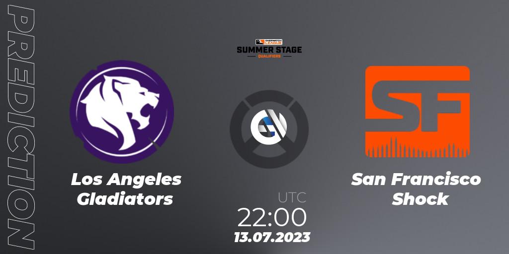 Los Angeles Gladiators vs San Francisco Shock: Betting TIp, Match Prediction. 13.07.23. Overwatch, Overwatch League 2023 - Summer Stage Qualifiers