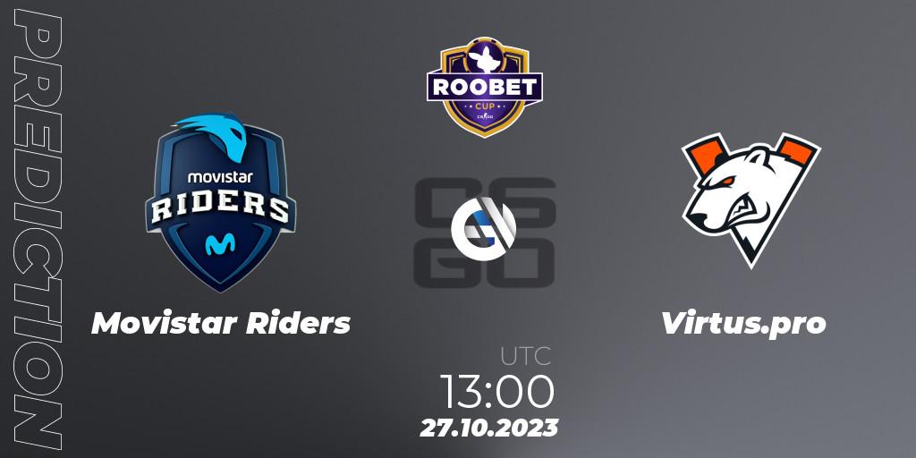 Movistar Riders vs Virtus.pro: Betting TIp, Match Prediction. 27.10.23. CS2 (CS:GO), Roobet Cup 2023