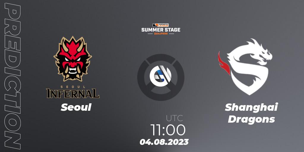 Seoul vs Shanghai Dragons: Betting TIp, Match Prediction. 04.08.23. Overwatch, Overwatch League 2023 - Summer Stage Qualifiers
