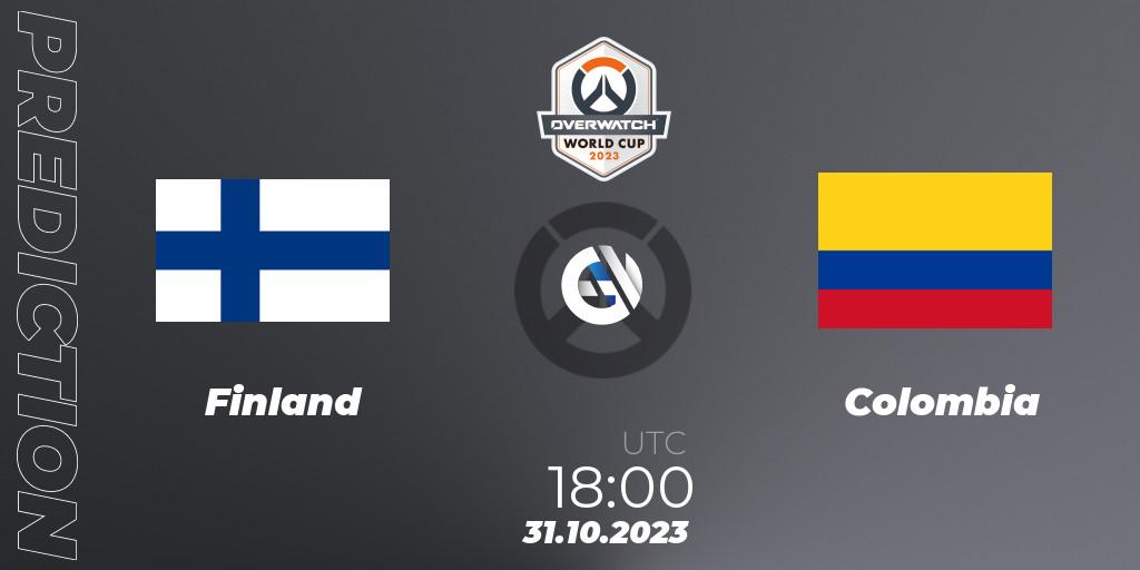 Finland vs Colombia: Betting TIp, Match Prediction. 31.10.23. Overwatch, Overwatch World Cup 2023