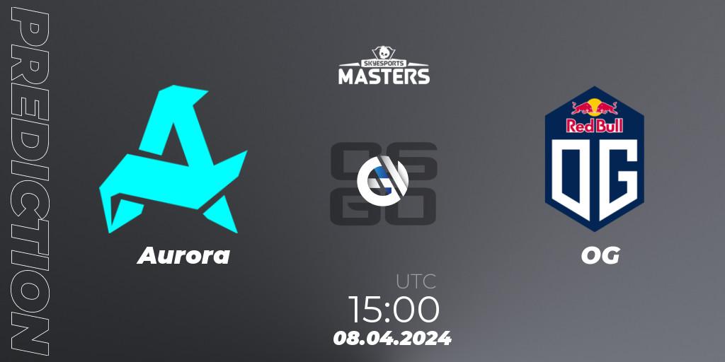 Aurora vs OG: Betting TIp, Match Prediction. 08.04.24. CS2 (CS:GO), Skyesports Masters 2024
