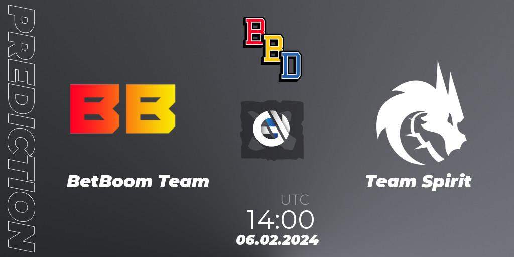 BetBoom Team vs Team Spirit: Betting TIp, Match Prediction. 06.02.24. Dota 2, BetBoom Dacha Dubai 2024