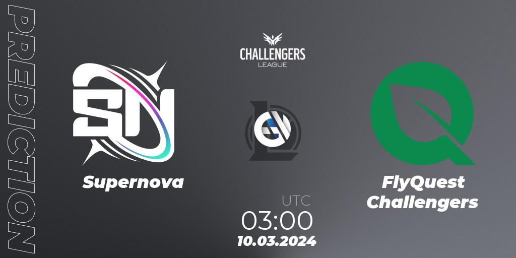 Supernova vs FlyQuest Challengers: Betting TIp, Match Prediction. 10.03.24. LoL, NACL 2024 Spring - Group Stage