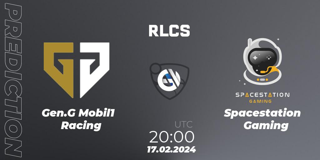 Gen.G Mobil1 Racing vs Spacestation Gaming: Betting TIp, Match Prediction. 17.02.24. Rocket League, RLCS 2024 - Major 1: North America Open Qualifier 2