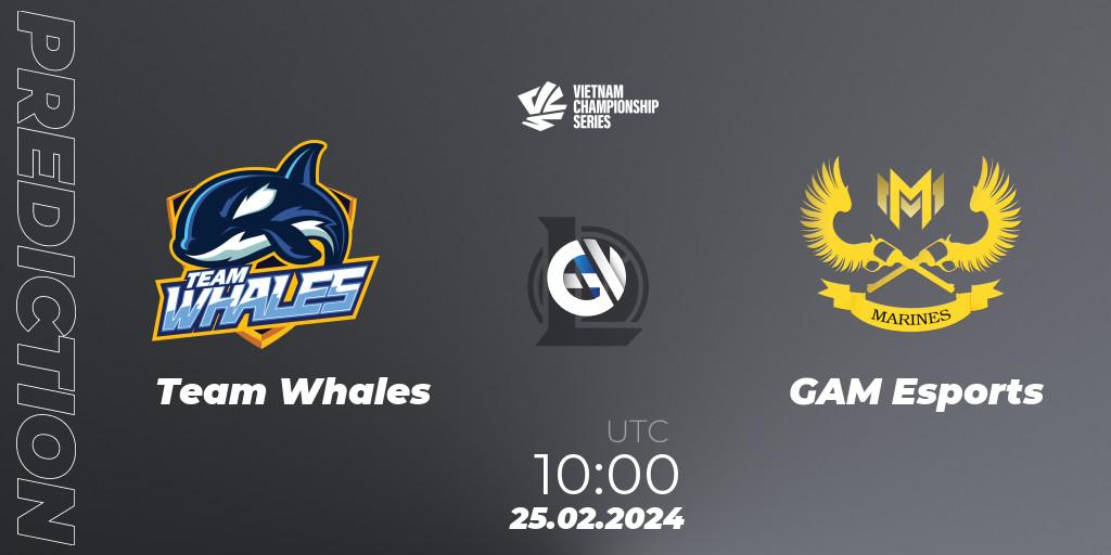 Team Whales vs GAM Esports: Betting TIp, Match Prediction. 25.02.24. LoL, VCS Dawn 2024 - Group Stage