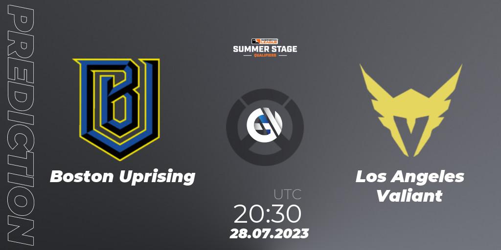 Boston Uprising vs Los Angeles Valiant: Betting TIp, Match Prediction. 28.07.23. Overwatch, Overwatch League 2023 - Summer Stage Qualifiers