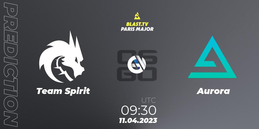 Team Spirit vs Aurora: Betting TIp, Match Prediction. 11.04.23. CS2 (CS:GO), BLAST.tv Paris Major 2023 Europe RMR B